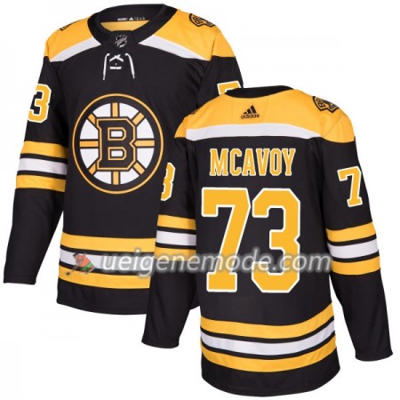 Herren Eishockey Boston Bruins Trikot Charlie McAvoy 73 Adidas 2017-2018 Schwarz Authentic